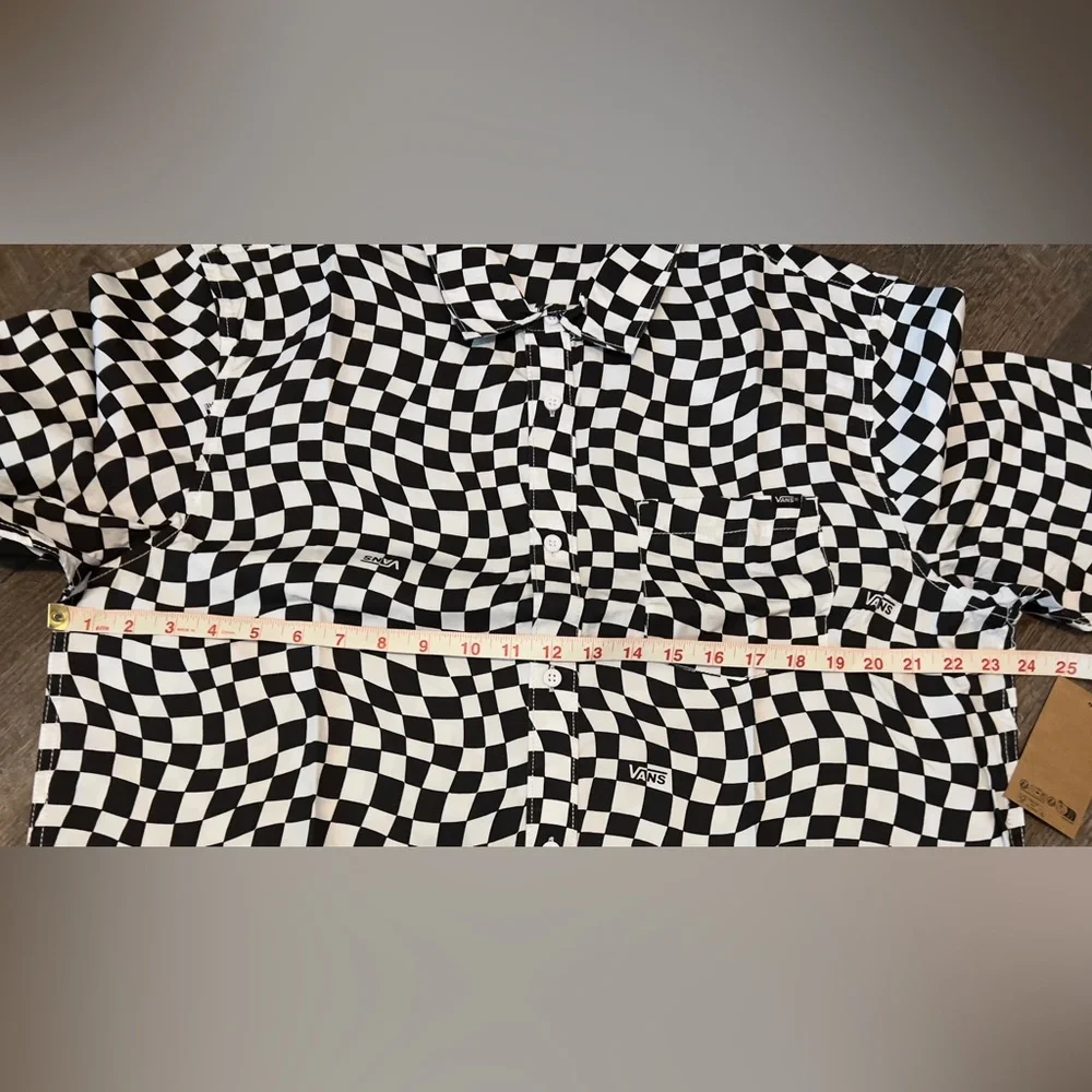 Vans Script Short Sleeve Woven Shirt-Size Large_5